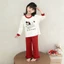 Bộ đồ ngủ trẻ em bé gái Kuromi xuân thu mỏng dài tay bé gái công chúa dễ thương mùa hè mặc nh