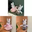 Bunny Đồ trang trí sang trọng quyến rũ với bông Pp để trang trí phòng và