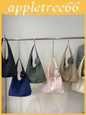 Túi Tote Nylon Phong Cách Dung Tích Nhỏ Có Dây Kéo Đóng Cửa Cho Nữ Sử Dụng Hàng Ngày