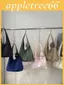 Túi Tote Nylon Phong Cách Dung Tích Nhỏ Có Dây Kéo Đóng Cửa Cho Nữ Sử Dụng Hàng Ngày