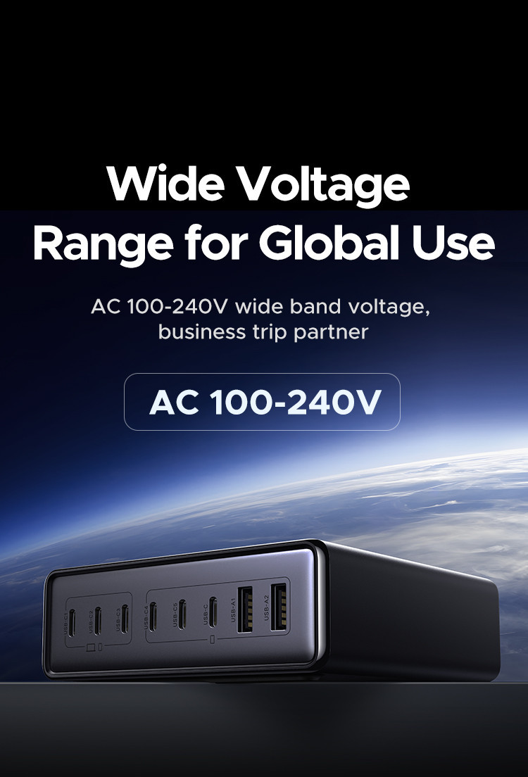 Trọn bộ sản phẩm trạm sạc GaN Ugreen X766 200W chính hãng tại chube