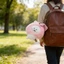 Gấu Đào Đùa Sang Trọng Quyến Rũ Với Chất Liệu Tóc Ngắn Cho Túi Mặt Dây Chuyền Ý Tưởng Quà Tặng Và