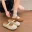 Inner Heightening Braided Toe Half Slippers For Women New Spring And Summer Outer Wear Soft-sole