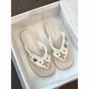 Thick-soled Heightened Flip-Flops For Women Summer Fashion Outerwear Year New Internet Celebrity