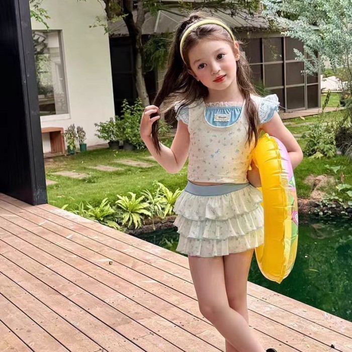Children And Girls Swimsuit Split New Super Fairy Swimsuit Summer Swimsuit Baby Fashionable Quic