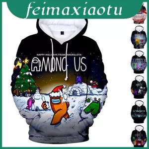 Áo Hoodie Unisex Among Us dành cho các hoạt động thường ngày và thể thao