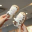 21 Hoa Dễ Thương Bao Đầu Giày Tập Đi Cho Bé Gái Đế Mềm Chống Trơn Trượt Velcro Phong Cách Nghệ Thuậ