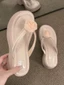 Niche Thick-soled Flower Flip-flops For Women, New Summer Outer Wear, Fairy Style Flip-flops Wit