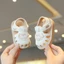21 Hoa Dễ Thương Bao Đầu Giày Tập Đi Cho Bé Gái Đế Mềm Chống Trơn Trượt Velcro Phong Cách Nghệ Thuậ
