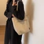 Thick Canvas Bags For Office Workers, Commuting Bags, Simple And Versatile Womens Shoulder Bags,