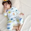 Mùa Hè Cho Bé Mặc Ở Nhà Mỏng Nguyên Chất Cotton Điều Hòa Quần Áo Trẻ Em Bộ Đồ Ngủ Bé Trai Và Bé
