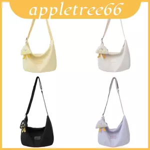 Túi đeo chéo màu đen Nylon nhỏ có cấu trúc mềm mại và lưu trữ thẻ cho chuyến đi chơi thông thường