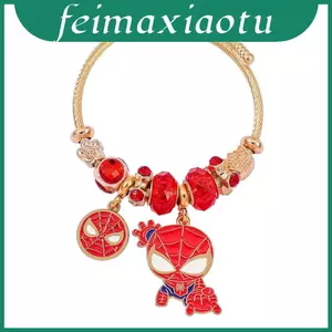 Dây đeo cổ tay Người đàn ông Trang sức nhện cho nữ có mặt dây chuyền hợp kim Quà tặng cho du lịch