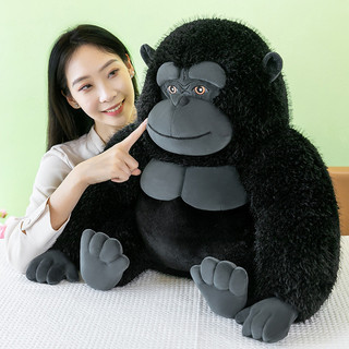 Búp bê đen Gorilla sang trọng với thiết kế thực tế cho trẻ em Quà tặng chơi và