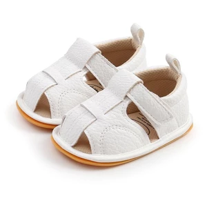 đôi giày sandal trẻ tập đi phong cách Hàn Quốc mùa hè dành cho bé nam và bé gái chống rơi và mũ