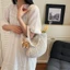 New Korean Style High-looking Pastoral Style Cotton Rope Woven Bag For Women Traveling Fashionab