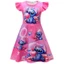 Váy ngủ công chúa Stitch Girl với chất liệu Polyester mềm cho bé gái mới biết đi