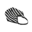 Niche Design Portable Vegetable Basket Bag For Women, Lazy Style Striped Woven Shoulder Bag, Lar