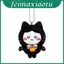 Giyii Chiikawa Halloween Mèo Đen Sang Trọng Móc Khóa Dành Cho Tuổi Teen Và Người Sưu Tập Sử Dụng