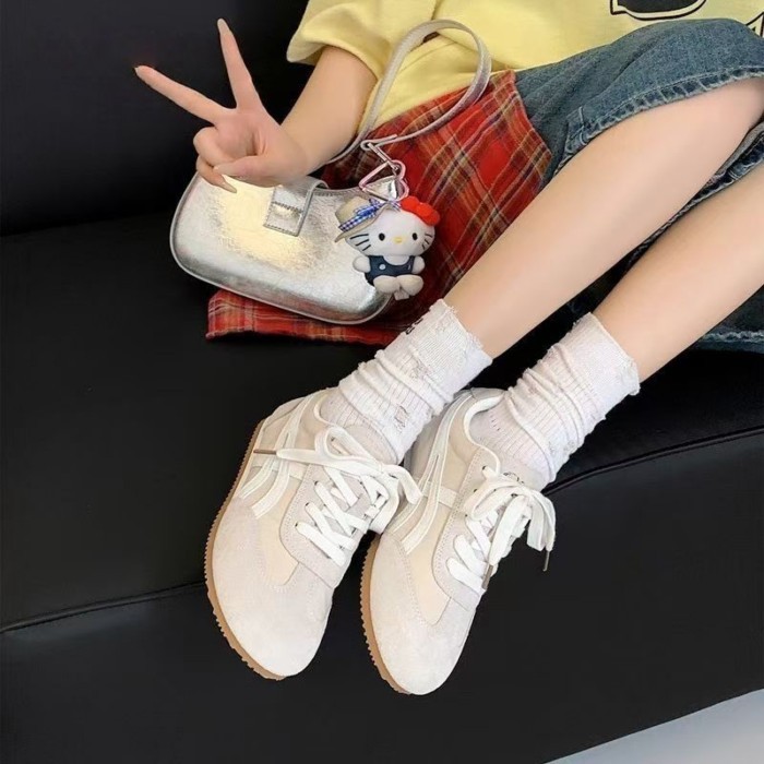Mỏng Dexun Mới Retro Nhẹ Thoáng Khí Giày Forrest Gump Đế Mềm Giày Thể Thao