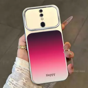 Ốp Lưng Cho OPPO F11 Thiết Kế Mới Họa Tiết Màu gradient Thẩm Mỹ Cho Ốp Điện Thoại mờ Cửa Sổ Lớn