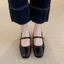 New Year French Style Shoes For Work And Commuting, Retro One-strap Mary Jane Shoes, High Heels,