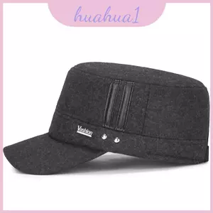 Mũ bố Unisex mùa đông có vành cong và bảng chữ cái thêu cho người cao cấp thoải mái