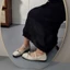 French Retro Hepburn Style Camellia Strap Small Black Shoes Flat Comfortable Scoop Shoes Mary Ja