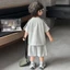 bộ quần áo trẻ em ngắn tay bằng cotton nguyên chất quần áo mặc nhà mùa hè mới cho bé trai và bé