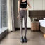 Đen Gợi Cảm Thoáng Khí Túi Quần Tập Yoga Lưới Thể Thao Giải Trí Bó Sát Cao Cấp Nâng Hông Quần Tậ
