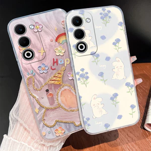 Dành Cho Oppo A5 Pro A5X A5i Pro 4G 5G 2025 Vỏ Sáng Tạo Vui Nhộn Họa Tiết TPU Mềm Silicon Mỏng Trong Suốt Vỏ Điện Thoại Bảo Vệ Nhẹ