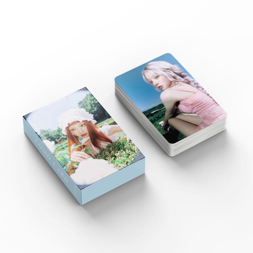 LINXX 55 CÁI GIDLE Yuqi Động lực Lomo Cards K-Pop Girl Group Fan Collection Thẻ ba chiều Hàng hóa Quà tặng cho người hâm mộ