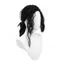 Michael Jackson Cosplay Tóc Giả Màu Đen Vừa Dài Tóc Xoăn Cho Sân Khấu