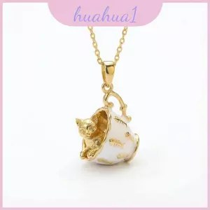 Vòng cổ mặt dây chuyền động vật bằng đồng với thỏ Dog Fox Charm dành cho nữ