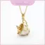 Vòng cổ mặt dây chuyền động vật bằng đồng với thỏ Dog Fox Charm dành cho nữ