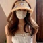 New Seaside Vacation Raffia Hat Summer Travel Beach Brim Sunshade UV Empty Top Hat Sun Protectio