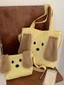 Ví Tote Nylon Hợp Thời Trang Với Thiết Kế Chó Hoạt Hình Cho Ngày Thường Ngày Và Sử Dụng Du Lịch