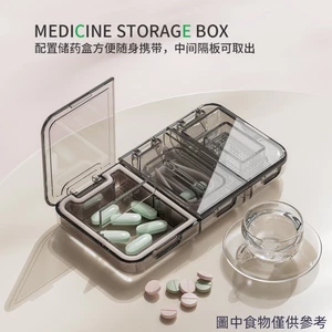 Cắt Thuốc Viên Pha Chế Thuốc Dụng Cụ Tiện Dụng Y Học Phương Tây Mài Thuốc Di Động Di Động Pha Chế Thuốc Chống Ẩm Đa Năng Cắt Hộp Thuốc