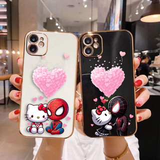 Ốp điện thoại hình Hello Kitty Smooth E-TPU cho OPPO RENO 2F 2Z 5 5F 6 7 7Z 8 8T 10 11F 12 12F 13 13F LITE Pro PLUS Vỏ silicon mềm
