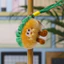 Búp bê sang trọng hình bánh vui nhộn với vải cọc ngắn để trang trí phòng ngủ hoặc giờ chơi