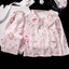 Bé Gái Yunduo Cotton Bộ Đồ Ngủ Trẻ Em Xuân Thu Quần Dài Trẻ Em Lớn Cho Bé Gái Tay Dài Phong Cách