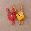 Đàn Guitar Pu Túi Thời Trang Phụ Kiện Móc Khóa Handmade Để Mang Theo Thường Ngày