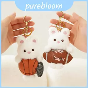 Móc khóa Thỏ sang trọng với chất liệu Polyester cho và túi ba lô