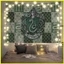 Tấm thảm Harry Potter Harry Potter Huy hiệu Đại học Magic Phong cách cổ điển Ký túc xá Ký túc xá Trang trí phòng Vải nền Poster Tấm thảm vải treo tường
