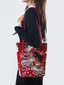 Colorful Horse Pattern Bucket Bag Casual And Versatile Shoulder Handheld Tote Bag Commuting Cros