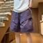 Quần Short Màu Đen Cho Nam Nữ Mùa Hè Hợp Thời Trang Đường Phố Cao Cấp Túi Lớn Thể Thao Mỹ Quần Â