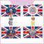Vải Union Jack với thiết kế cờ Charles IIii của Wufudtp