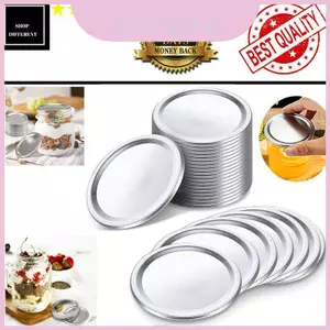 24 chiếc nắp bình Mason miệng thông thường đáng tin cậy để làm mới và niêm phong mở rộng