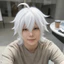 Jujutsu Kaisen Gojo Satoru Cosplay Tóc Giả Ngắn Trắng Nhiệt Độ Cao Lụa Cosplay Cho Anime