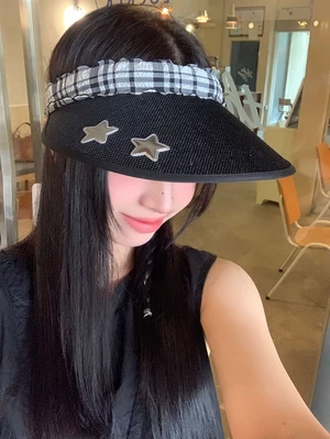 Fashionable Sun Hats, Sun Protection And Sunshade Hats, Big Brim, Face-showing, Small Five-point